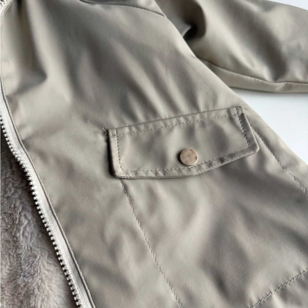 Zara Kids Puffer Jacket Vest Beige, Pink, Green 2T-4T Waterproof Lottie Girl’s - Picture 6 of 16